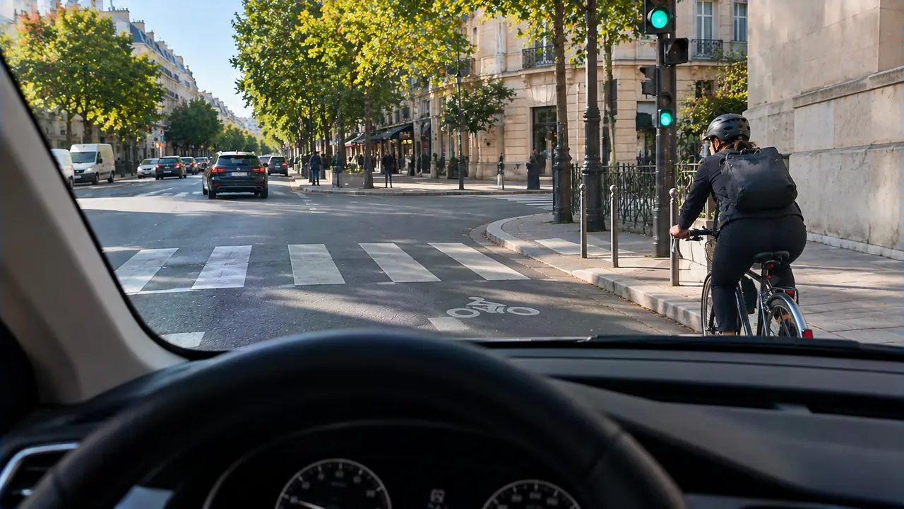 Situation de la question : Je veux tourner à droite. Je