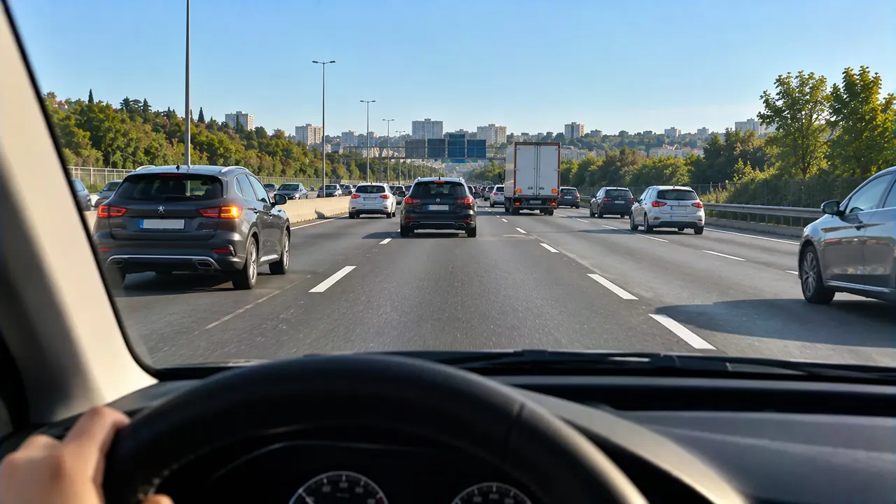 Situation de la question : Pour rejoindre la voie de gauche, je change de file