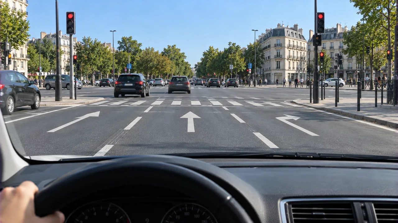 Situation de la question : Je fais demi-tour dans ce carrefour sans panneau l’autorisant