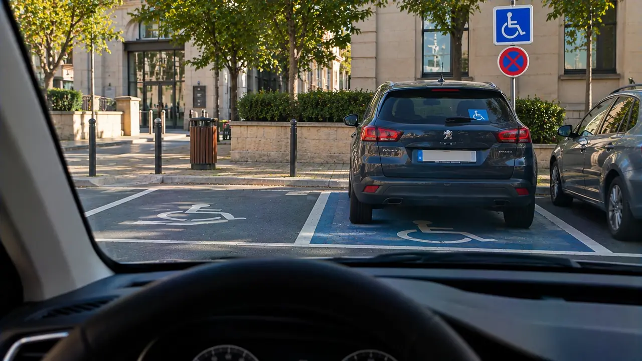 Situation de la question : Avec une carte de stationnement handicapé, les facilités peuvent varier selon la commune