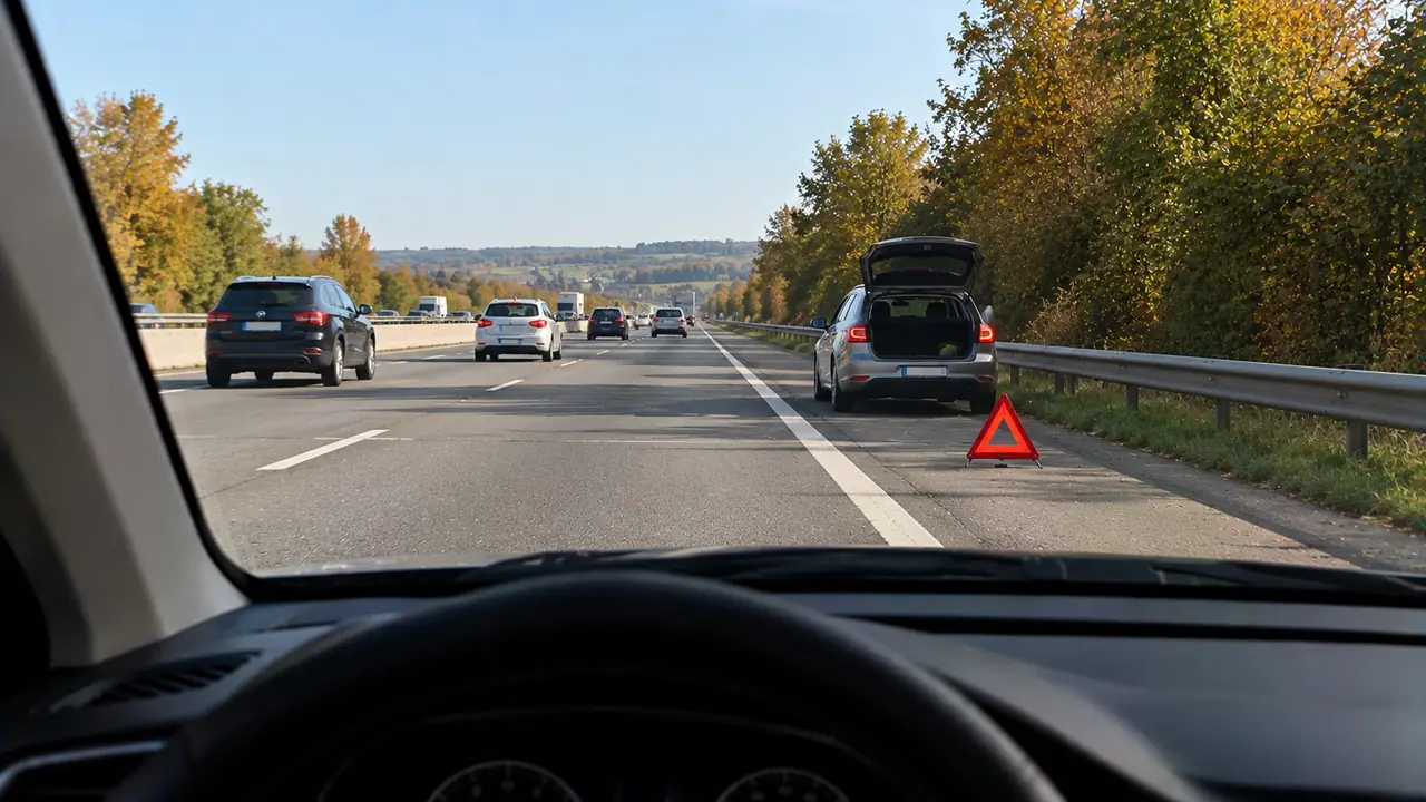 Situation de la question : Je m’arrête au milieu de la voie