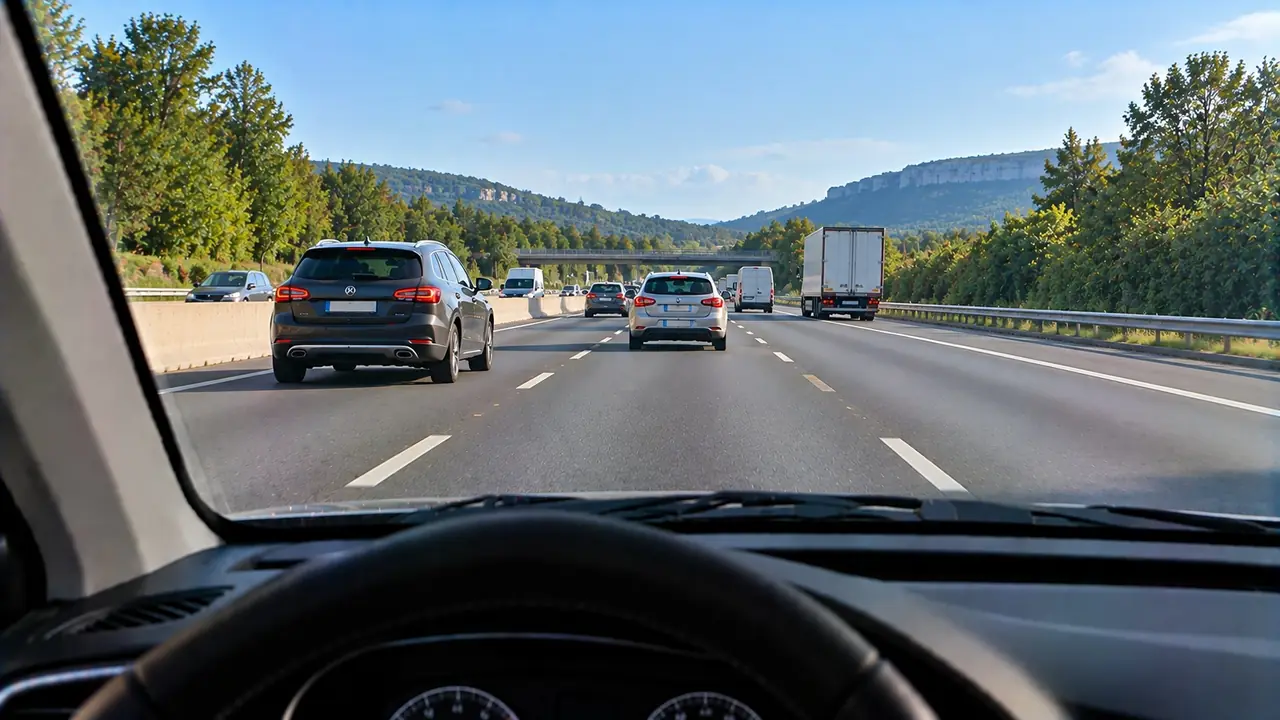 Situation de la question : J’ai fini mon dépassement. Je reste sur la voie de gauche