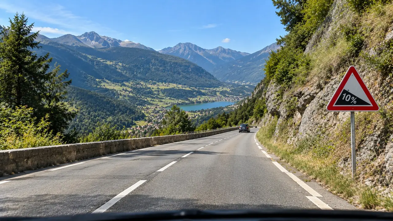 Situation de la question : Dans cette descente, je