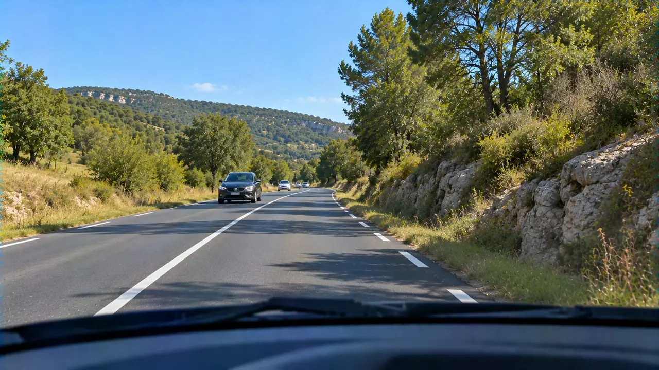 Situation de la question : Je peux franchir cette ligne pour dépasser