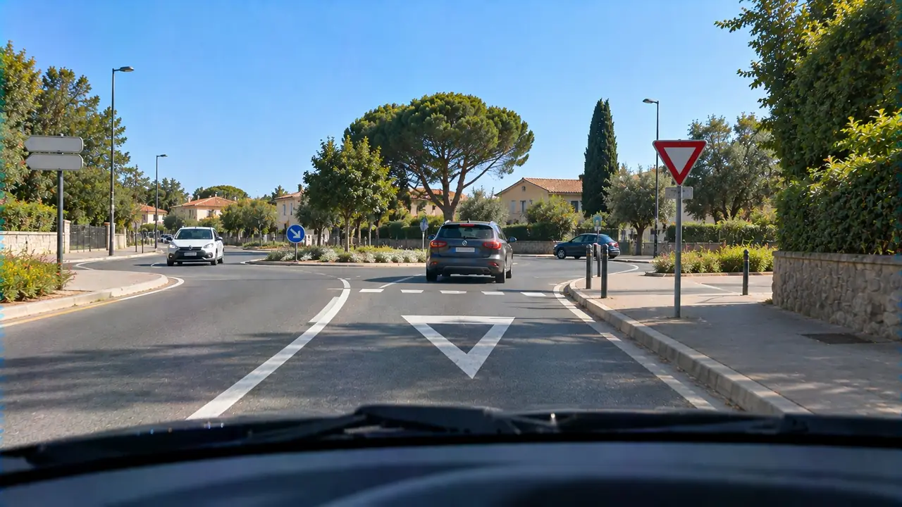 Situation de la question : À cette intersection