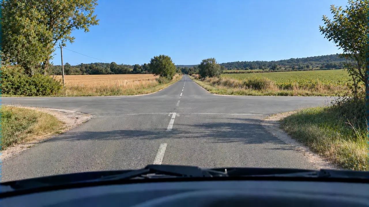 Situation de la question : Je cède le passage aux véhicules venant
