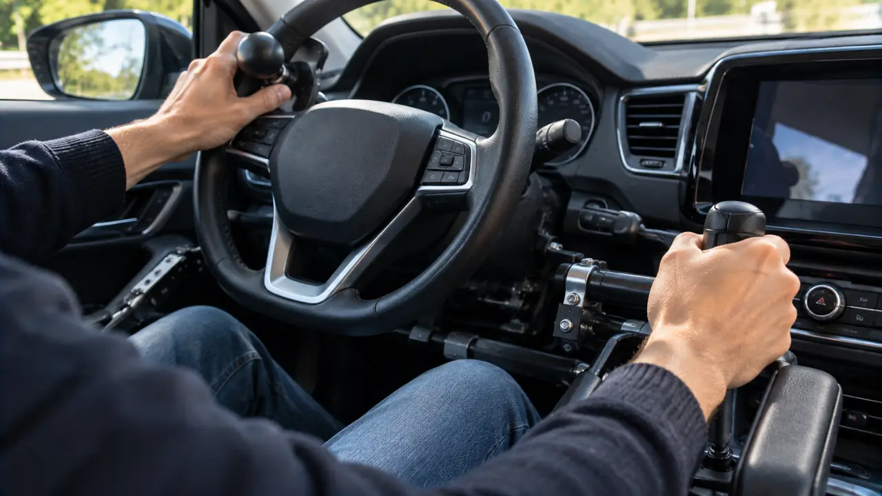 Situation de la question : Avec un handicap moteur, je peux conduire une voiture adaptée