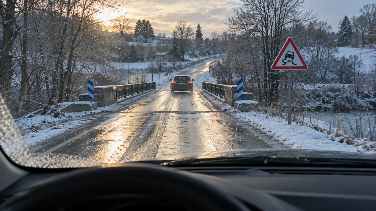 Situation de la question : Humidité et 0 °C : le verglas se forme d’abord