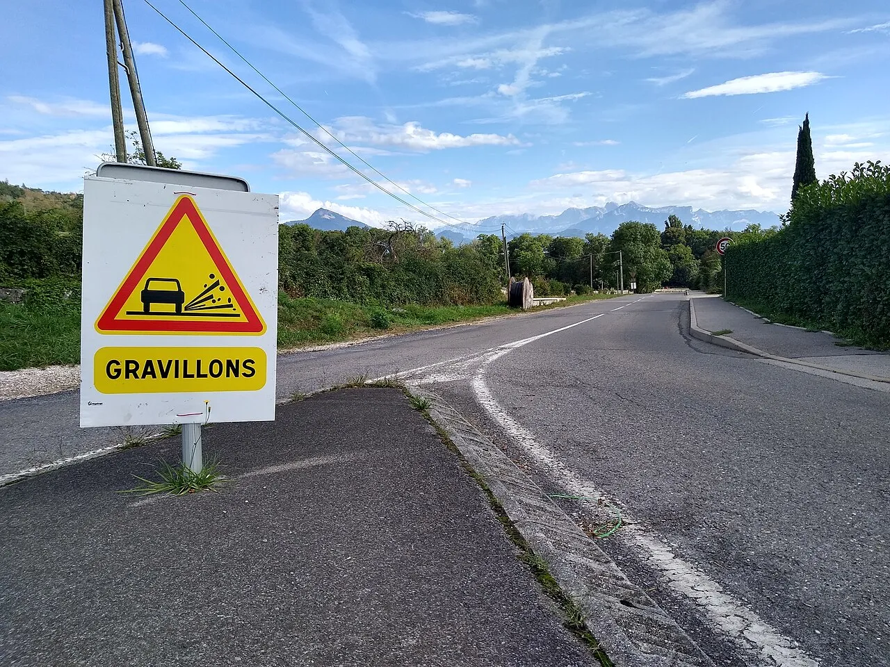Situation de la question : Gravillons tout neufs. Je