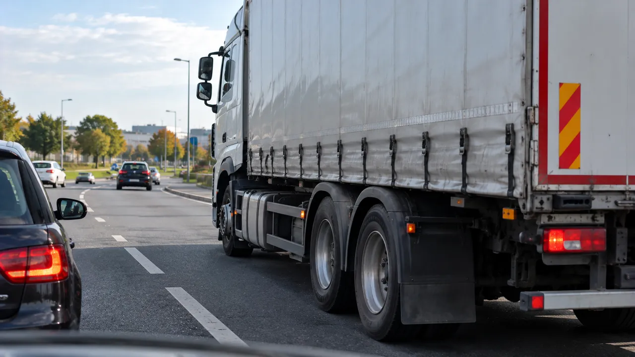 Situation de la question : L’angle mort d’un camion est grand