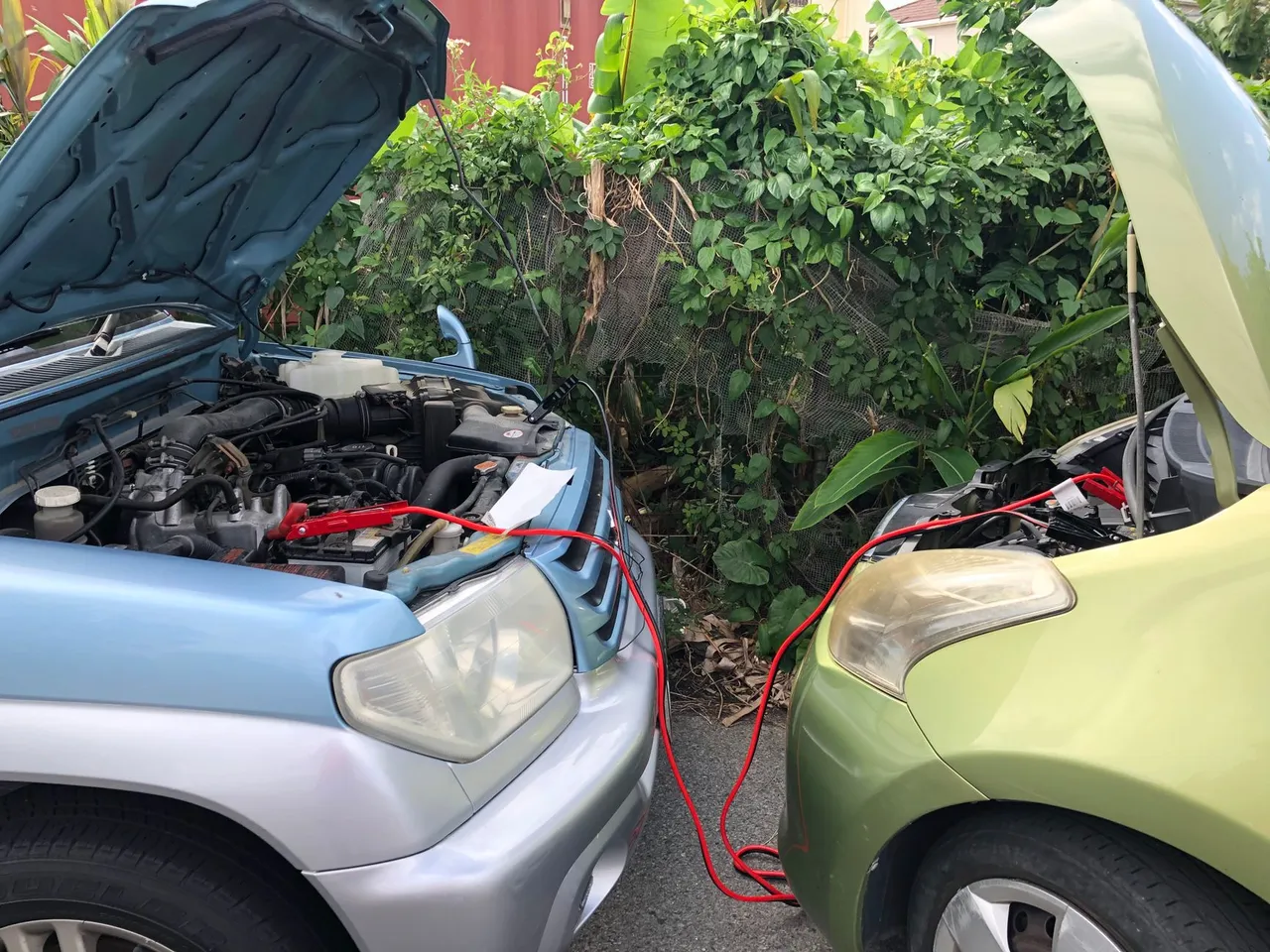 Situation de la question : Batterie à plat, je peux redémarrer avec